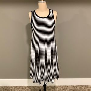 Old Navy Black and White Striped Dress.